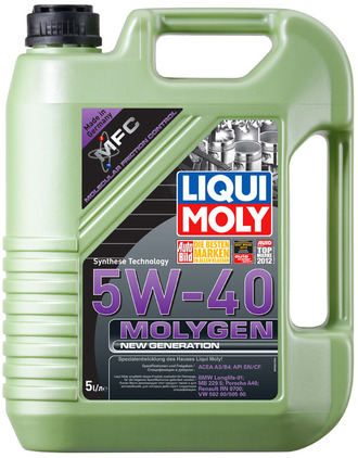9055 Molygen New Generation 5W-40 (5 л) — НС-синтетическое моторное масло