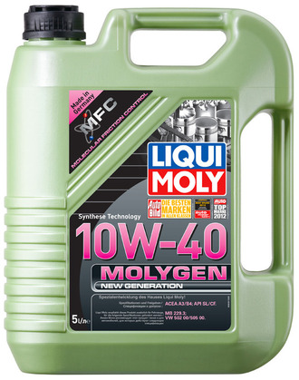 9061 Molygen New Generation 10W-40 (5 л) — НС-синтетическое моторное масло