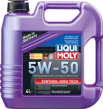9067 Synthoil High Tech 5W-50 (4 л) — Синтетическое моторное масло