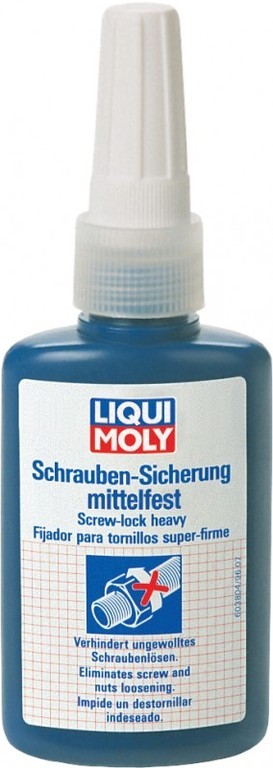 7653 Schrauben-Sicherung mittelfest (0.01 л) — Средство для фиксации винтов (средней фиксации)